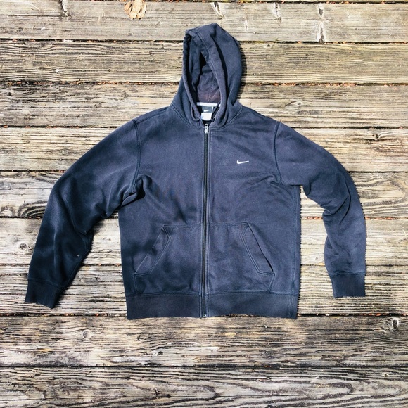 Nike Other - Nike Tech Jacket Black Vintage Nike Hoodie Zip Up